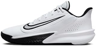 Nike Tênis de basquete unissex Precision 7 para adultos, Branco